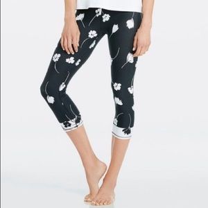 Fabletics Floral Crop Leggings - Salar Powerhold